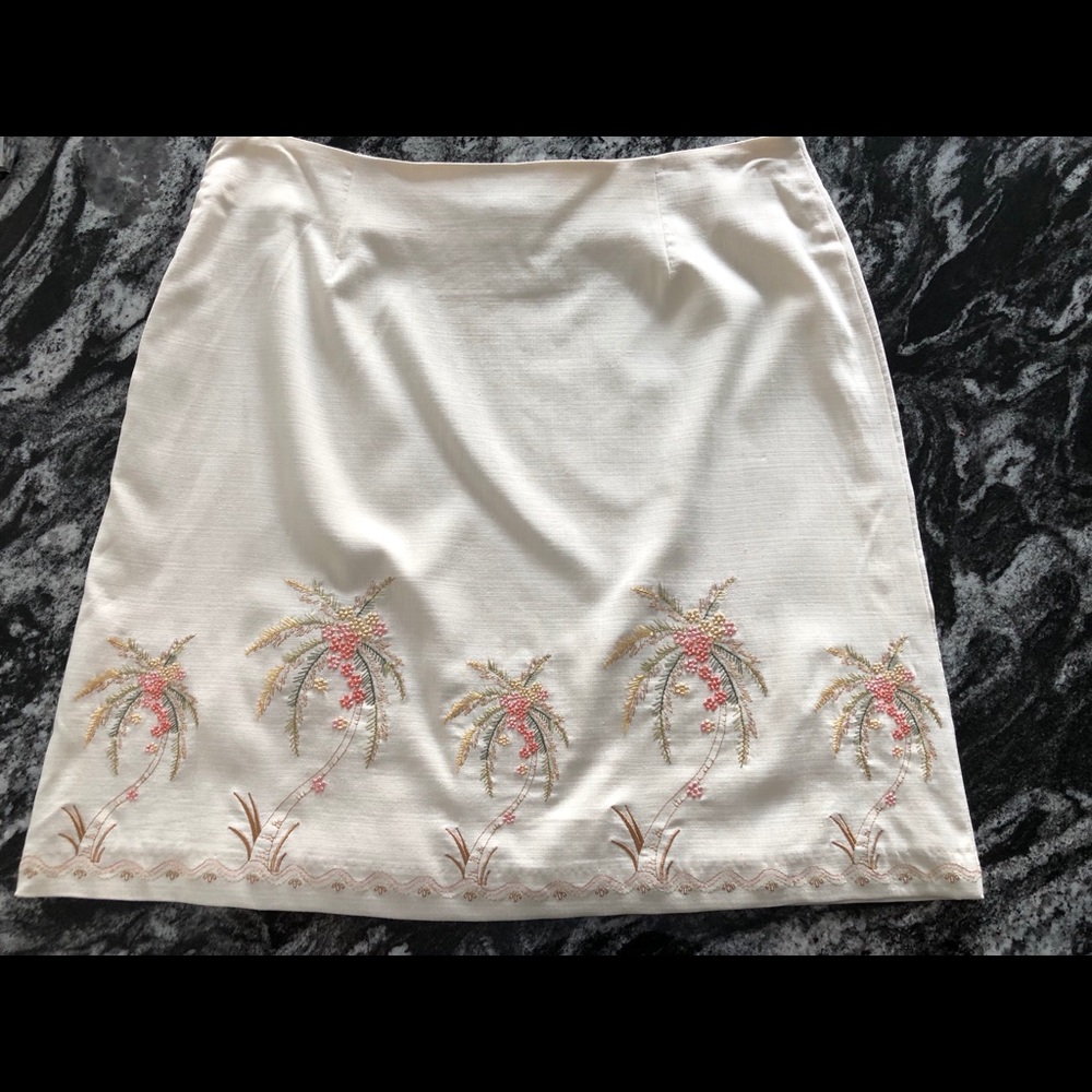 Tori Richard Honolulu-silk miniskirt